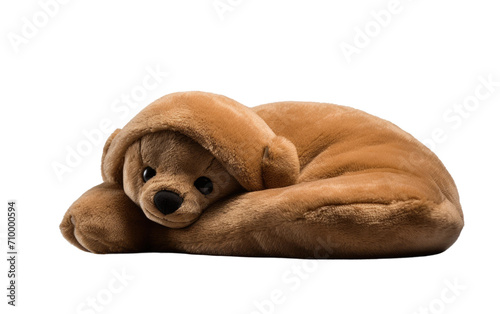 Snuggle Buddy toy isolated on transparent background. photo