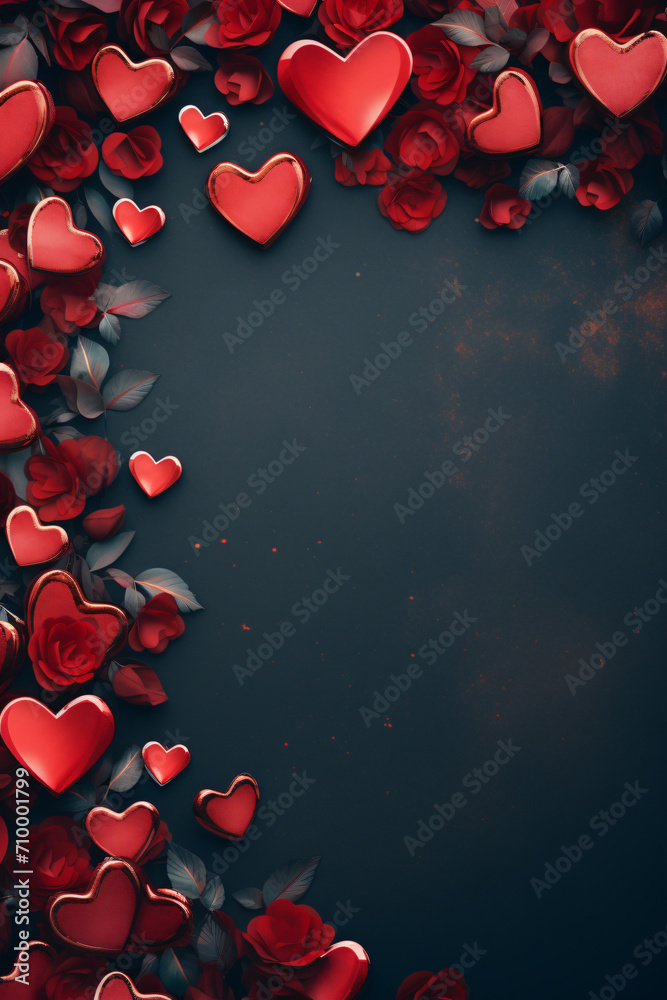 valentine background with hearts valentine background with hearts
