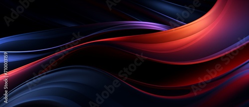 Layered texture of dark colors 3D layers. Cover layout design template. Abstract realistic decoration textured with cardboard wavy layers. Black abstract background.