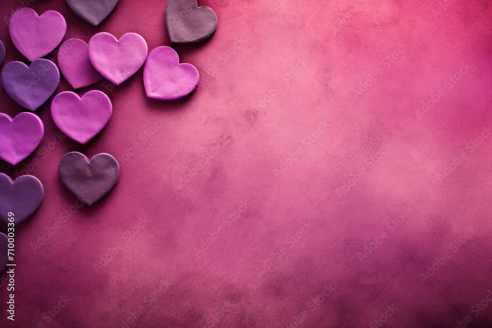 Fototapeta premium pink hearts