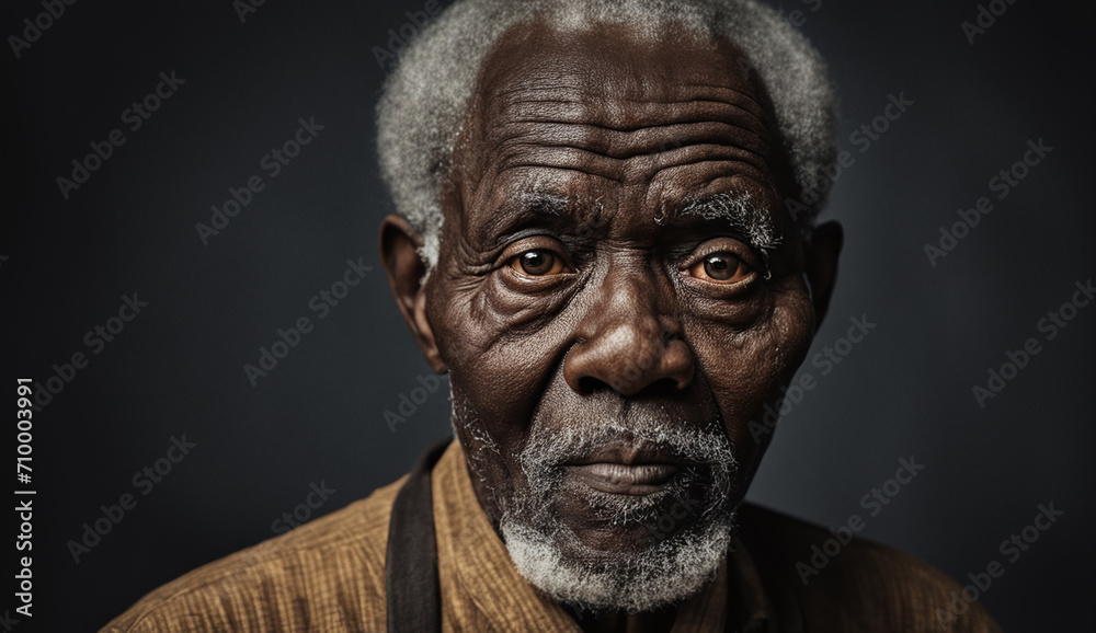portrait of a senior old black african american man close-up , elderly man, grandpa portrait portrait of a senior old black african american man close-up , elderly man, grandpa portrait