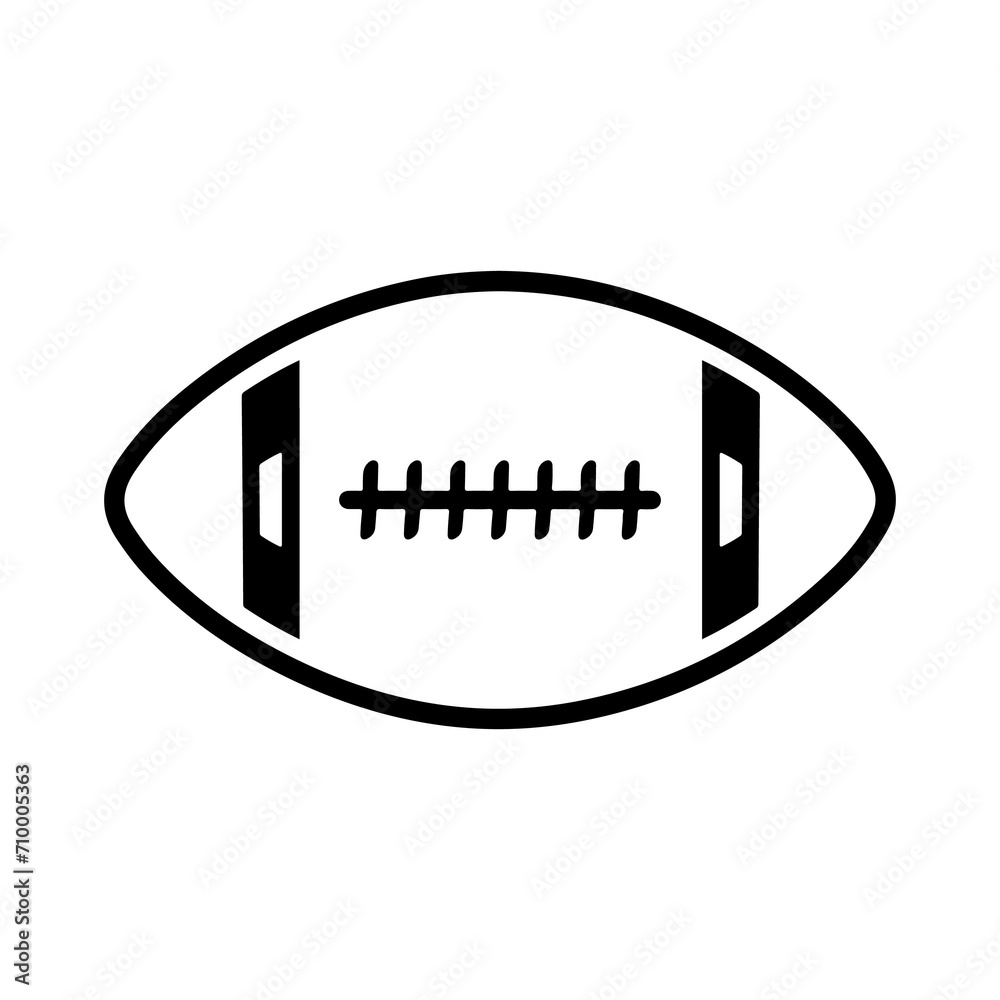 Football clip art design on plain white transparent isolated background for card, shirt, hoodie, sweatshirt, apparel, card, tag, mug, icon, poster or badge Football clip art design on plain white transparent isolated background for card, shirt, hoodie, sweatshirt, apparel, card, tag, mug, icon, poster or badge