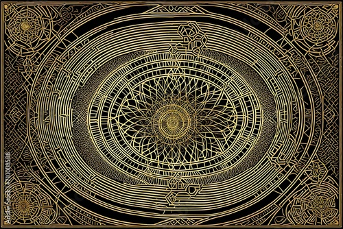 Highlight mystical phenomena like ley lines, energy vortexes, or portals to other dimensions