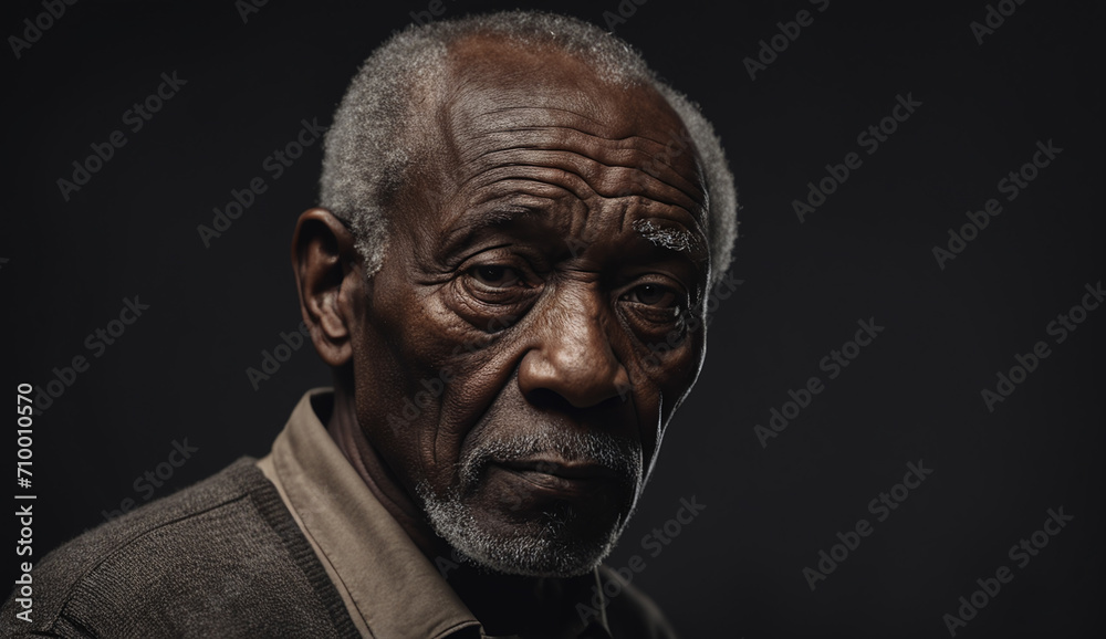 poor homeless man portrait, man with a sad look poor homeless man portrait, man with a sad look