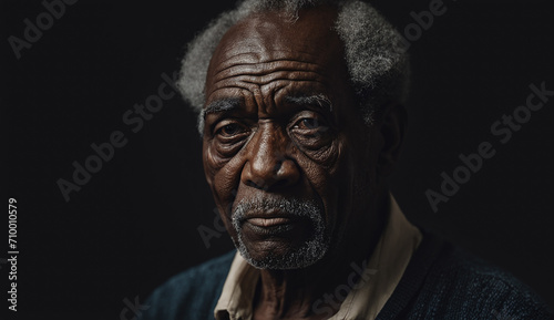 poor homeless man portrait, man with a sad look  © P.W-PHOTO-FILMS