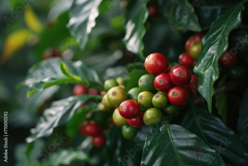 Wallpaper Mural Imagine an aesthetic coffee plant moodboard capturing, coffee cultivation. Utilize earthy, inspired, incorporating, greens and warm browns. Torontodigital.ca