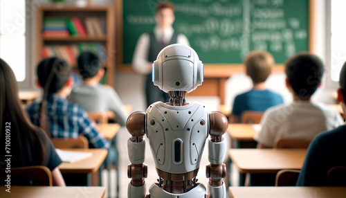 Classroom of Tomorrow: Embracing the Future with a Robot Teacher Leading the Lesson