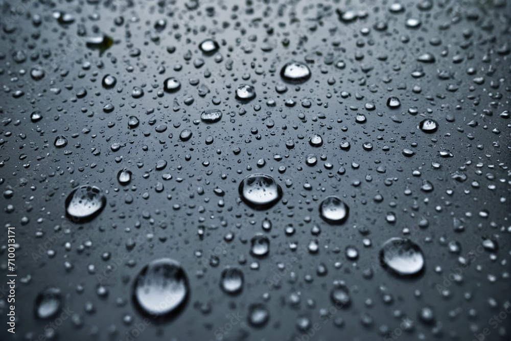 Raindrops on a wet surface Raindrops on a wet surface