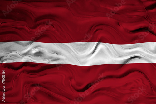 National Flag of Latvia. Background with flag of Latvia.