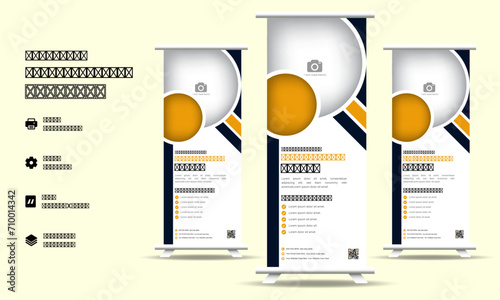 Roll-up banner stand template design Modern exhibition advertising trends include business roll-up banners. Rollup, rollup stand, roll-up template, roll-up design Rollup banner design, roll-up banner