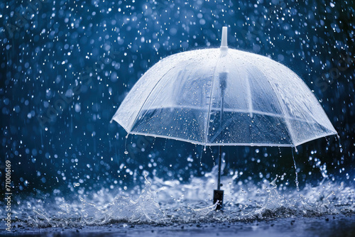 Wallpaper Mural rain drops on the umbrella close up  Torontodigital.ca