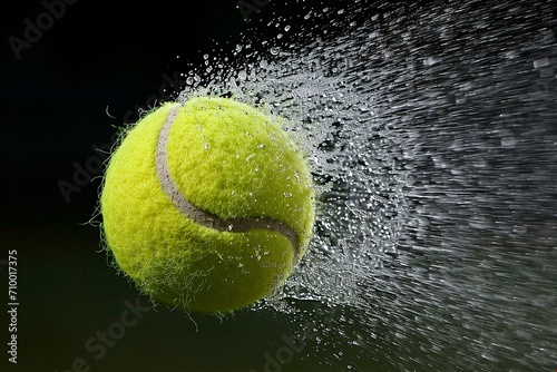 Dynamic Capture of a Tennis Ball in Motion © Virginie Verglas