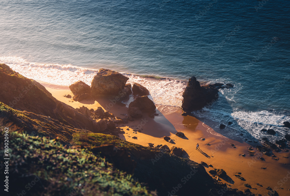 Sunset Beach Walk Golden Gate