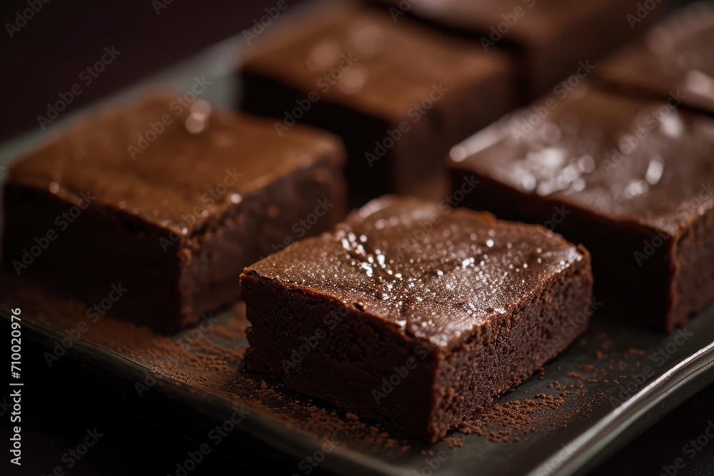 the simplicity and elegance of a minimalistic brownie dessert. capture celebrating the artful presentation and rich flavor of a minimalistic brownie dessert, the simplicity and elegance of a minimalistic brownie dessert. capture celebrating the artful presentation and rich flavor of a minimalistic brownie dessert,