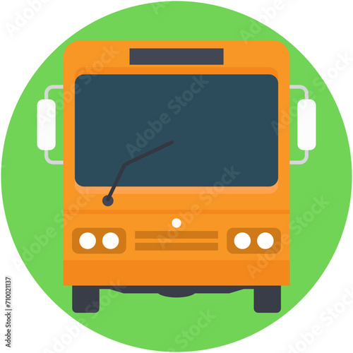 Tour Bus Vector Icon