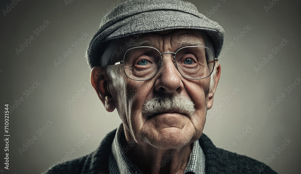 portrait of a senior man close-up , elderly man, grandpa portrait portrait of a senior man close-up , elderly man, grandpa portrait