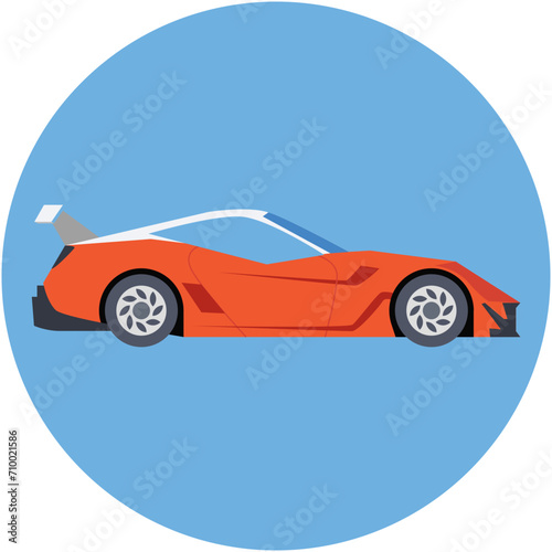 Roofless Car Vector Icon