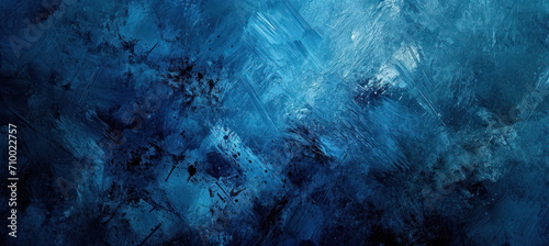 Dark Blue Grunge Texture Background photo