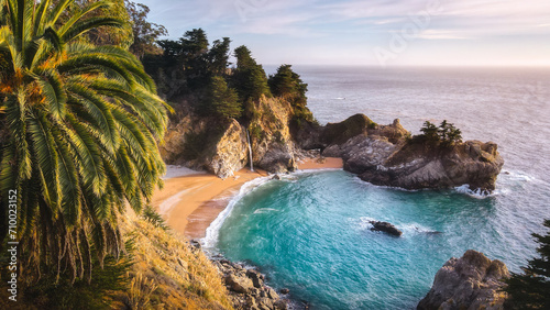 Obraz na płótnie Mcway Falls w salonie