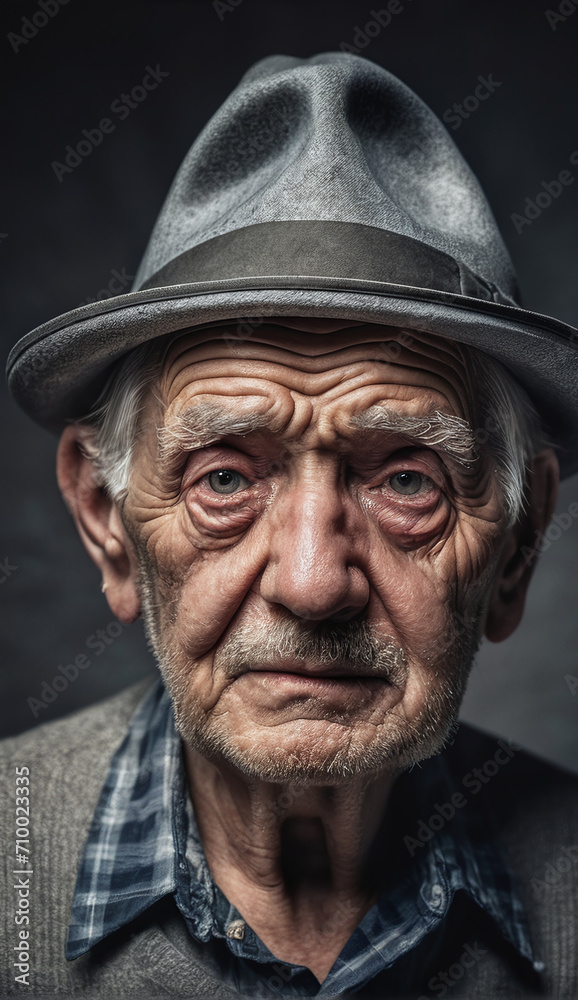 portrait of a senior man close-up , elderly man, grandpa portrait portrait of a senior man close-up , elderly man, grandpa portrait