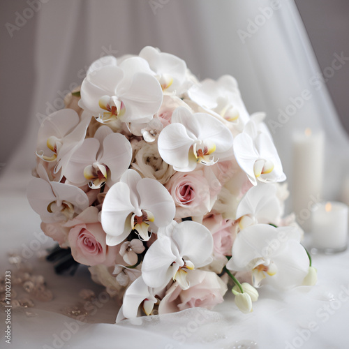 white orchid flower © Галина Давыдович