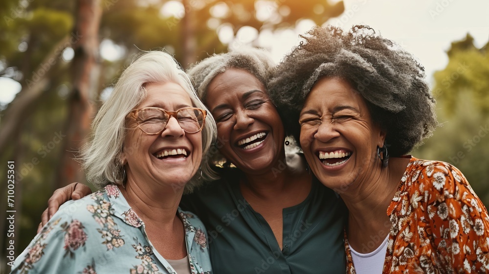 The Elegance and Wisdom, A Tapestry of Graceful Older Women United in Time