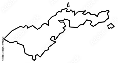 Tutuila map outline