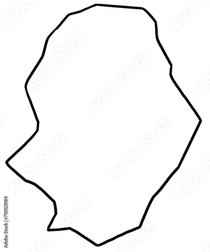 niue political map outline