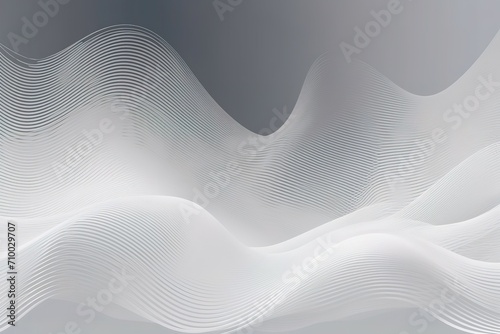 Abstract vector curve pattern Grey and white
