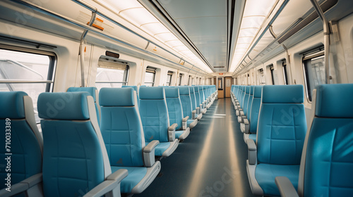 interior of a train, The Interior of an Empty Train