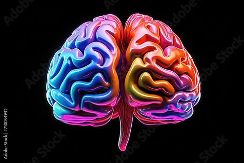 Colorful neural diversity: Neurotransmitters cholinergic, GABAergic, and glutamatergic govern varied signaling brain pathways. Neurotrophins nurture neuronal health. Neurotransmitters neural circuits. photo