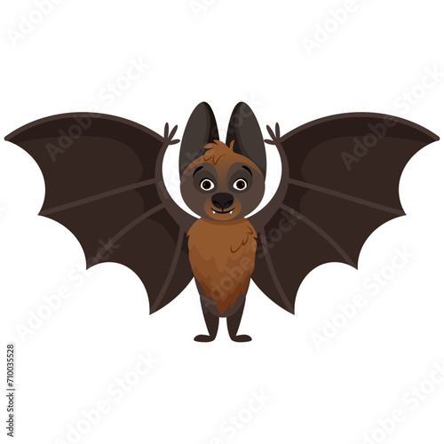 Cute kalong flying fox for Australia Day