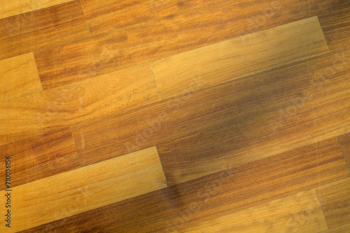 Worn old wooden floorboards