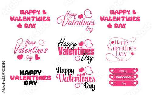 Valentine typography