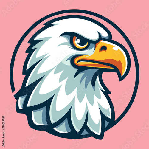 Eagle Head Icon Vector Art Illustrator Design 