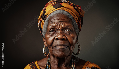 Portrait of sad very old woman , close-up senior woman , portrait of sad senior woman , wrinkles on the face