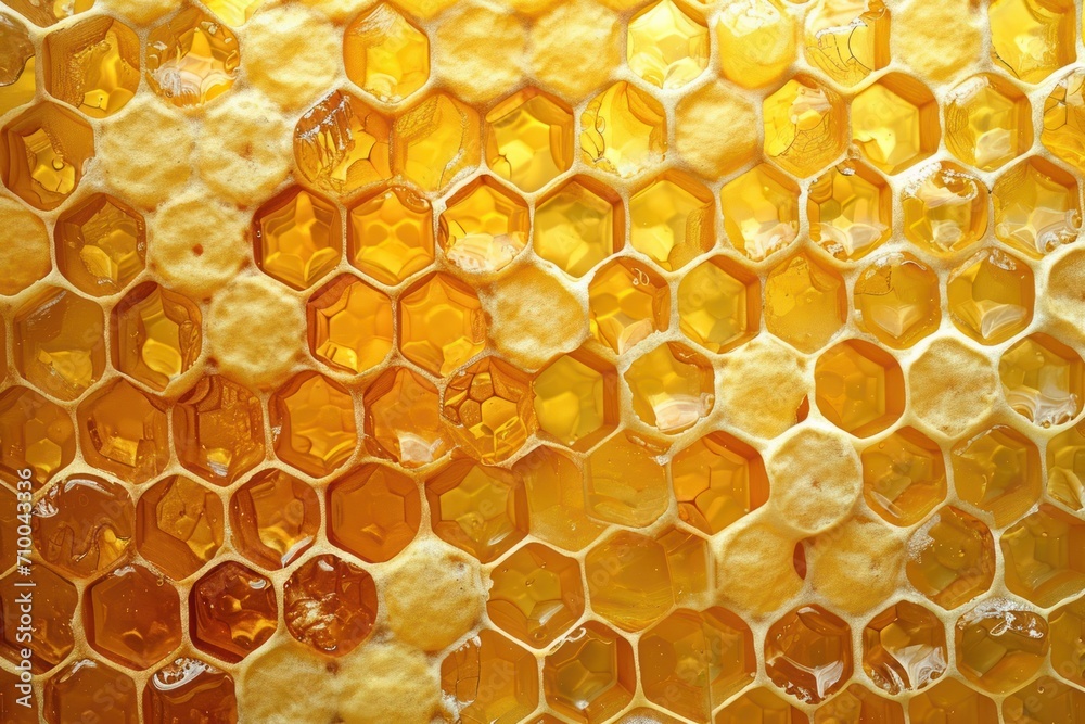 Glimpses of Natures Golden Tapestry, An Intricate Honeycomb Mosaic Glimpses of Natures Golden Tapestry, An Intricate Honeycomb Mosaic