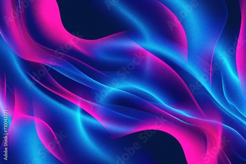 Wallpaper Mural purple and blue lines and curves background wallpaper texture, noise grit and grain effects along with gradient, web banner design Torontodigital.ca