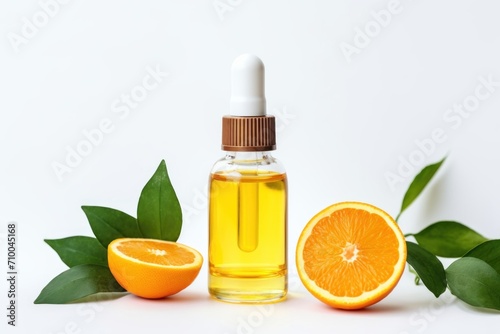 Organic Vitamin C Serum with Citrus Essential Oil for Cosmetics