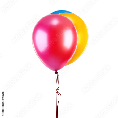 colored balloon isolated
