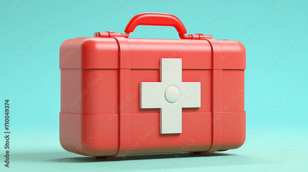Simple Minimal First aid created with Generative Ai