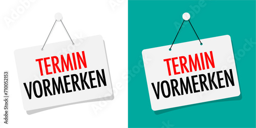 Termin vormerken