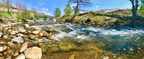 The wonderfull Jerte Valley, Spain, Europe photo