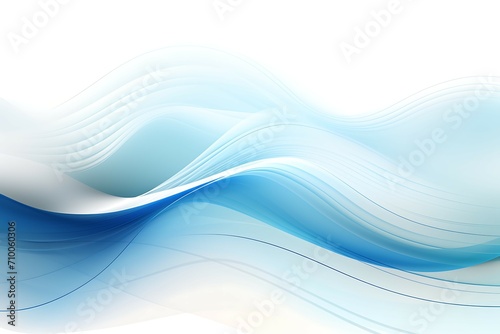 abstract blue wave 