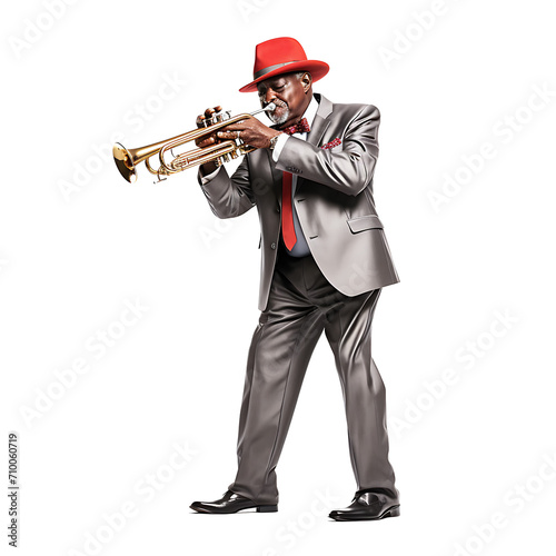 man playing the trumpet