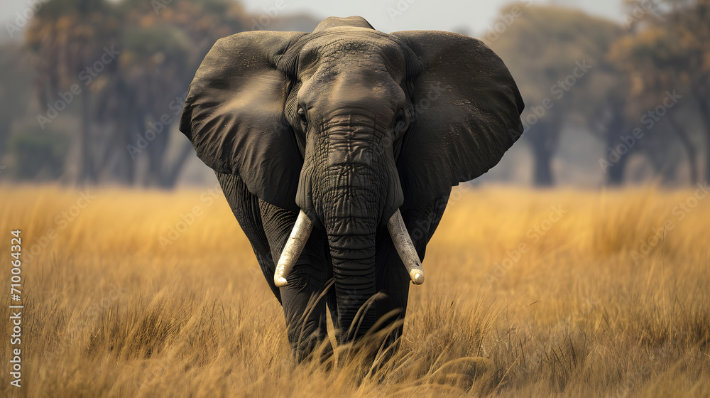 Naklejka premium African elephant