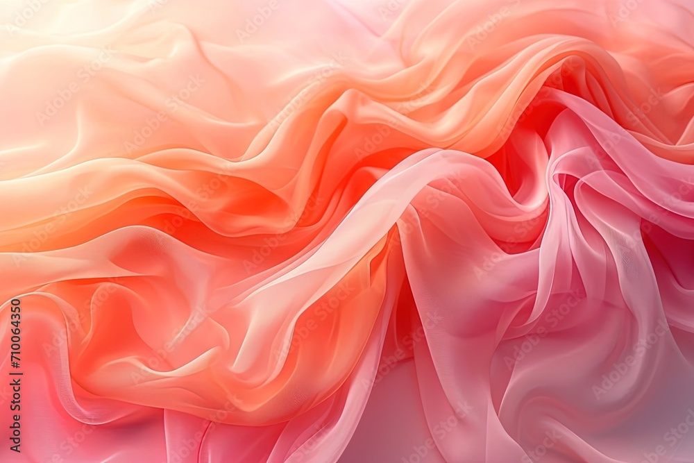 Obraz premium Abstract minimalist pantone inspired color peach fuzz ambient gradient wallpaper