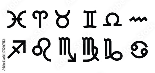 zodiac signs set