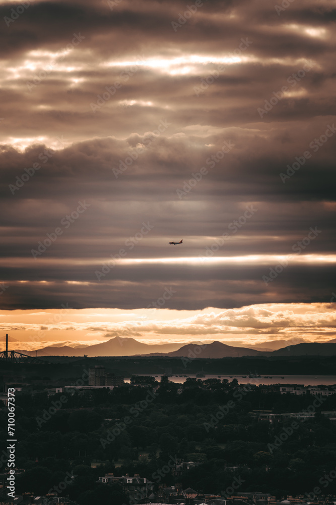 Fototapeta premium Sunset in the mountains