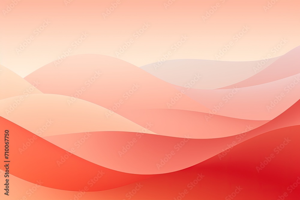 Fototapeta premium Abstract minimalist pantone inspired color peach fuzz ambient gradient wallpaper